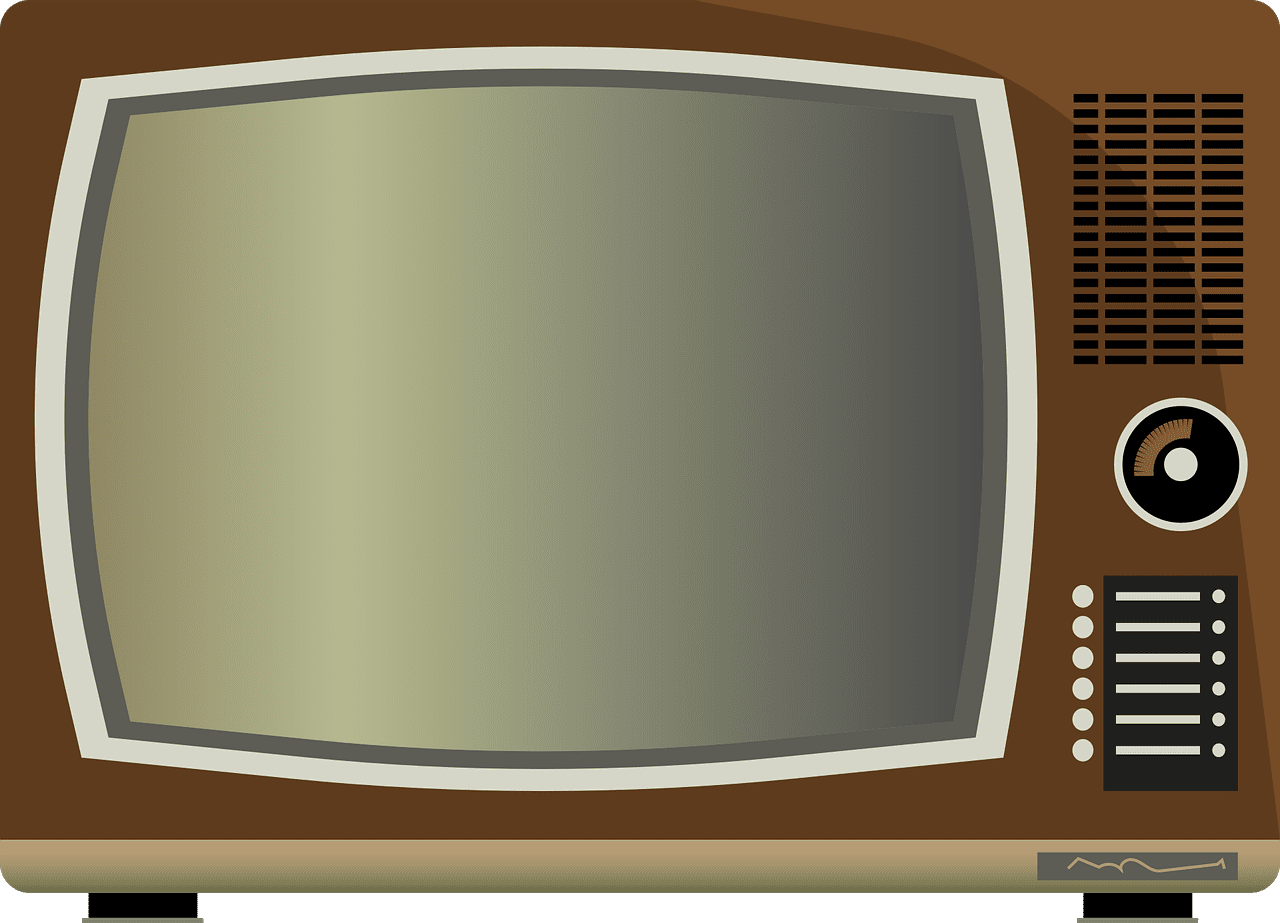 Tv watch nostalgia vector graphic clipart