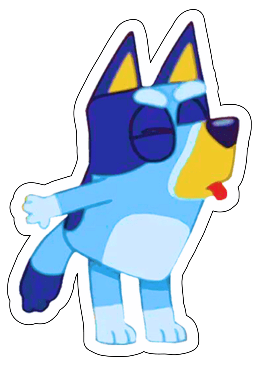 Bluey desenho infantil imagem fundo clipart