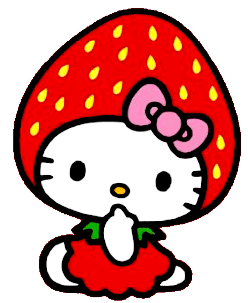 Hello kitty pin page clipart image 3