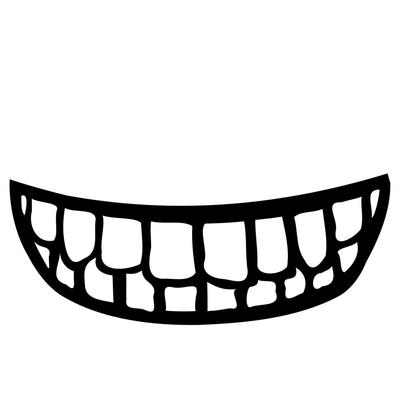 Teeth pin page clipart transparent 2