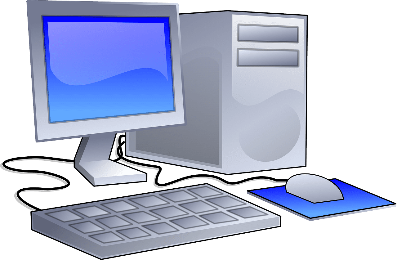 Laptop sett up pc monitors for your home office what needed clipart transparent