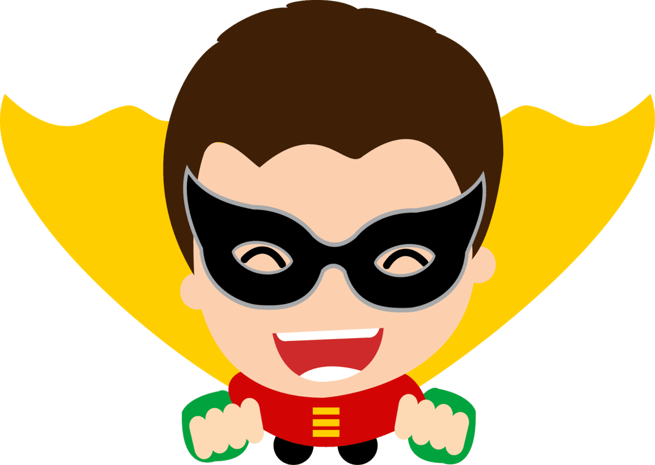 Superhero super herois clipart image