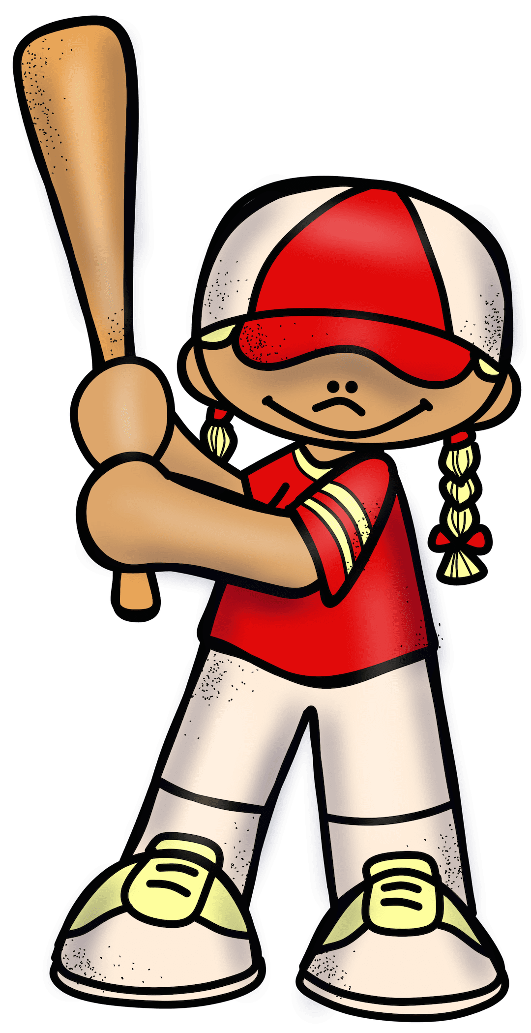 Baseball bat pin page clipart free