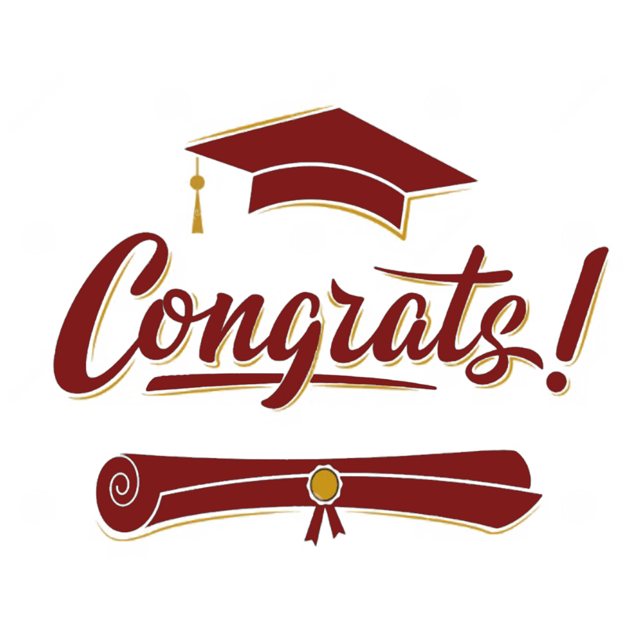 Congrats tucker grad congratulation white short sleeve unisex shirt wickad designs clipart photo