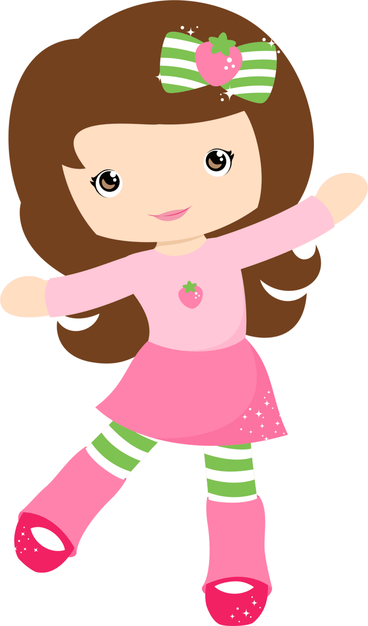 Girl pin page clipart background 3