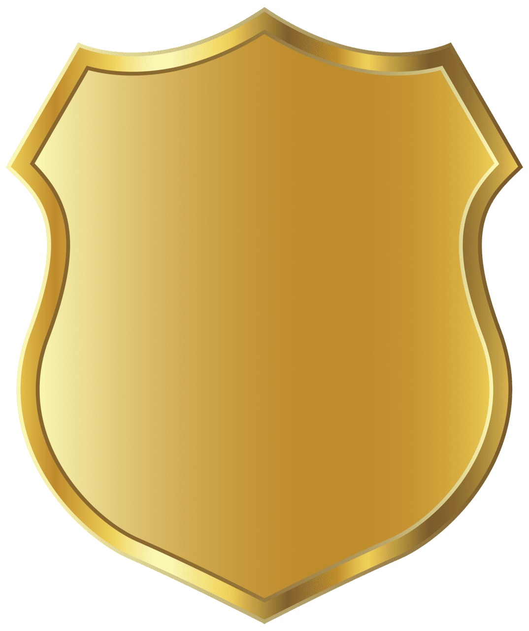 Trophy golden badge template clipart picture