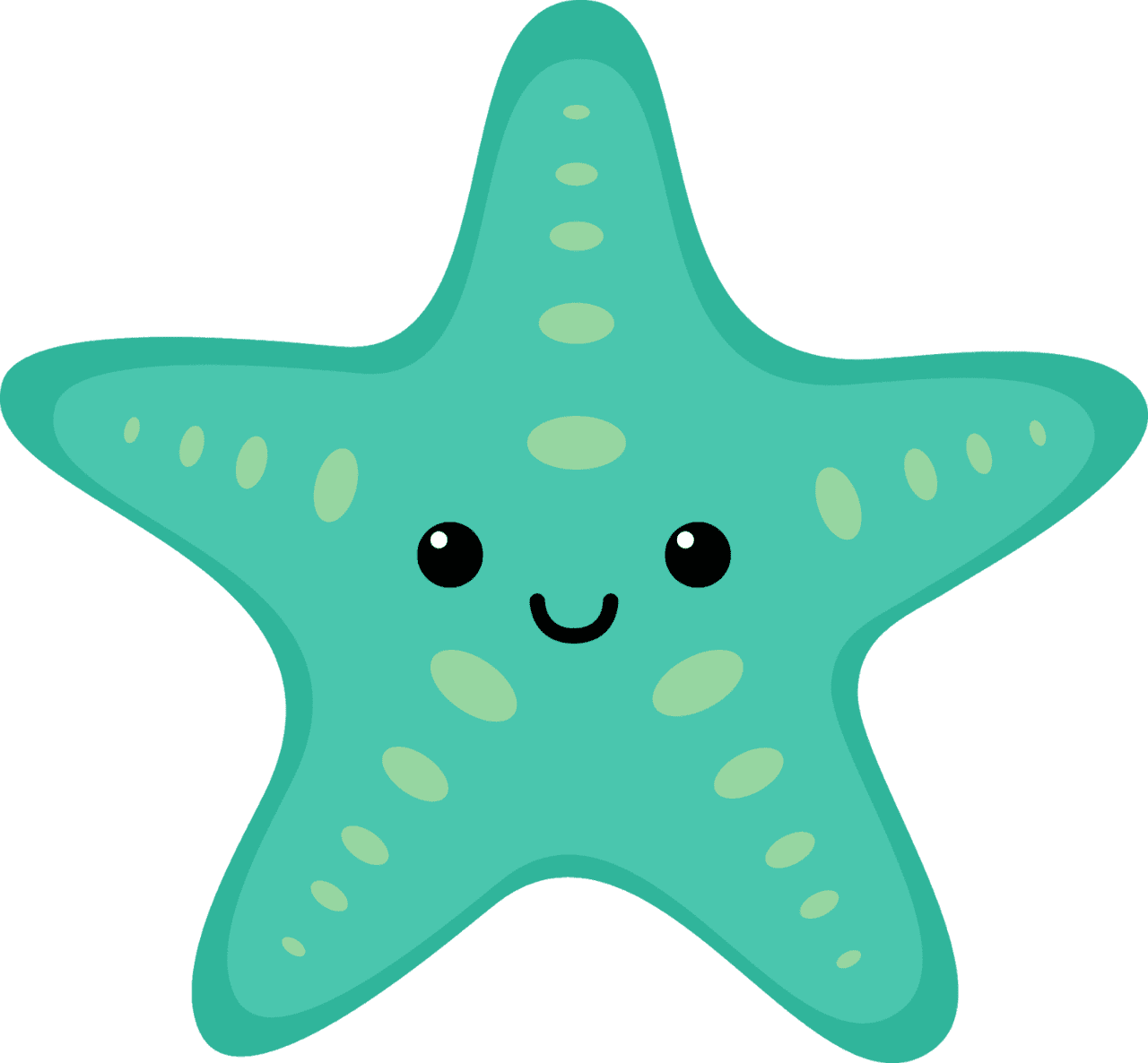 Starfish animales tiernos para imprimir clipart photo