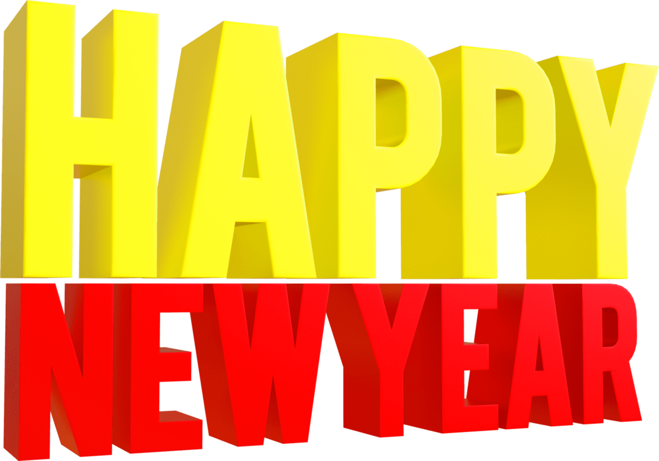 Happy new year post for clipart free