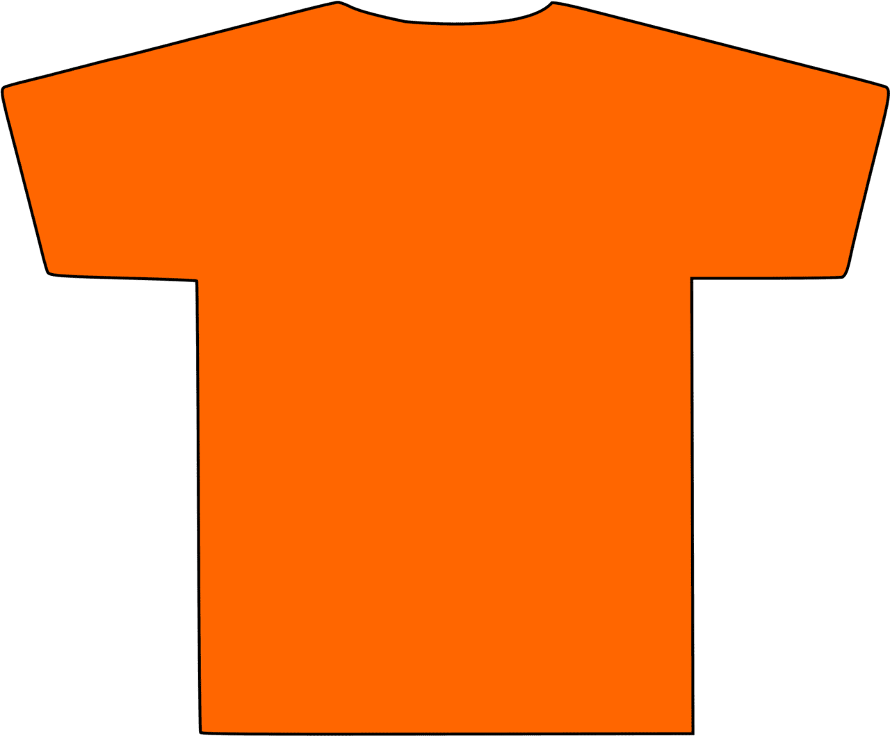 Shirt clipart silhouette image with no background