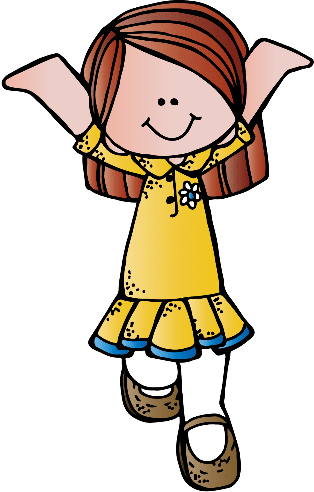 Girl melonheadz teachers notebook clipart logo