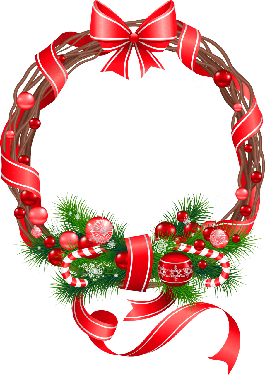 Christmas wreath tubes noel fleurs gui couronnes blog de ile kahlan clipart photo