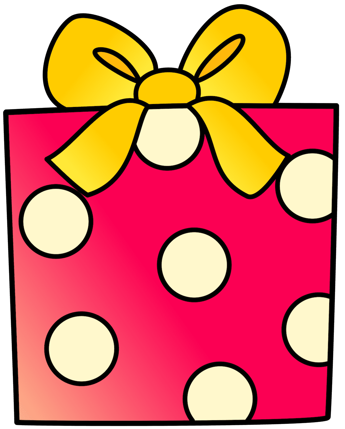 Birthday present clipart vector