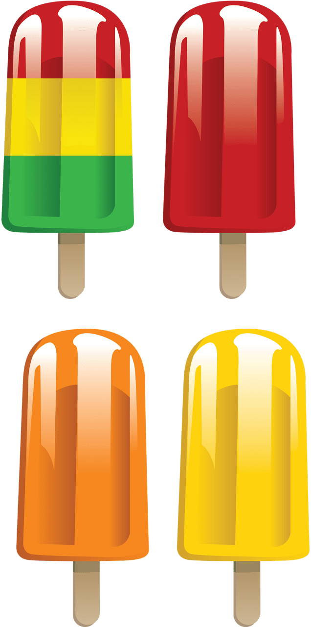 Popsicle ice cream image size clipart