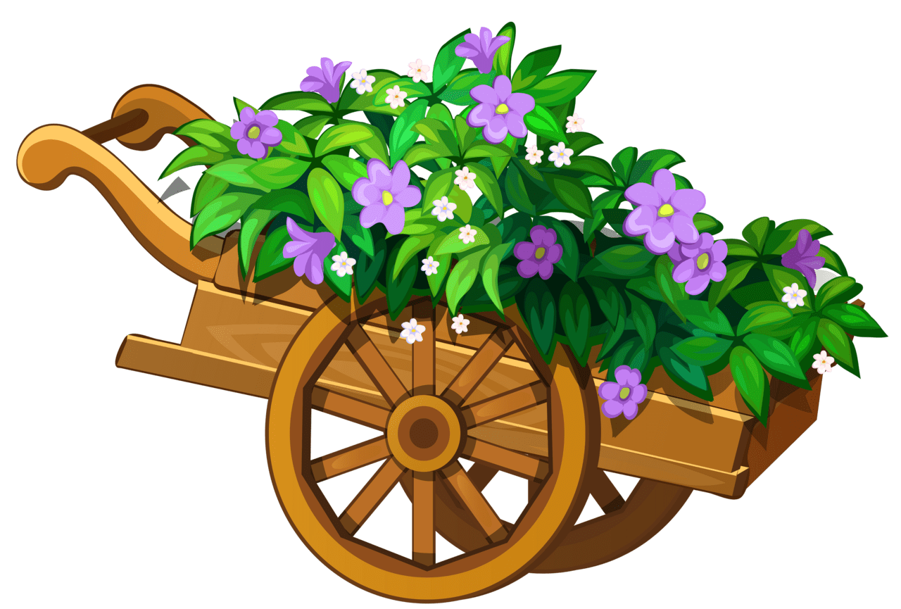 Garden page clipart photo