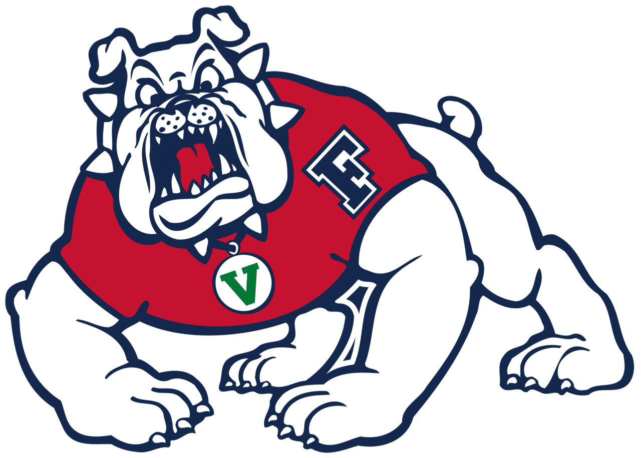 State fresno bulldog football vinyl de for truck window laptop inches clipart photo