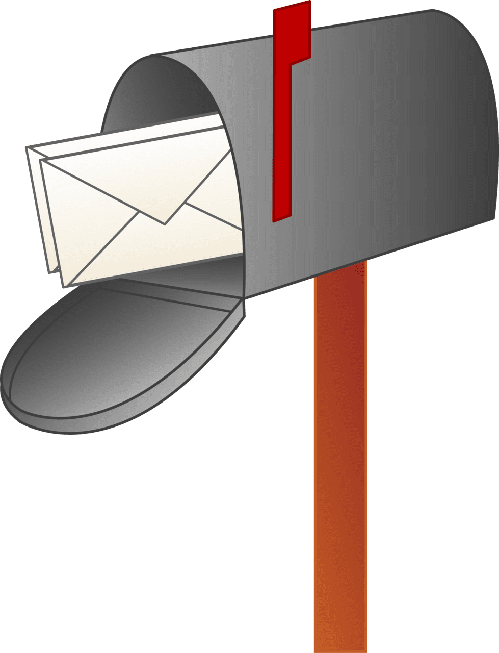 Communication mailbox clipart pictures