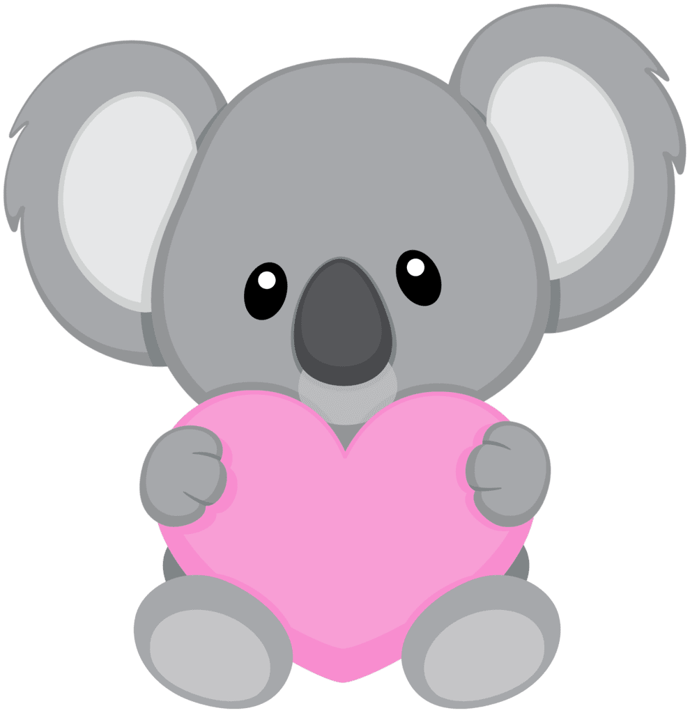 Zoo koalas clipart transparent