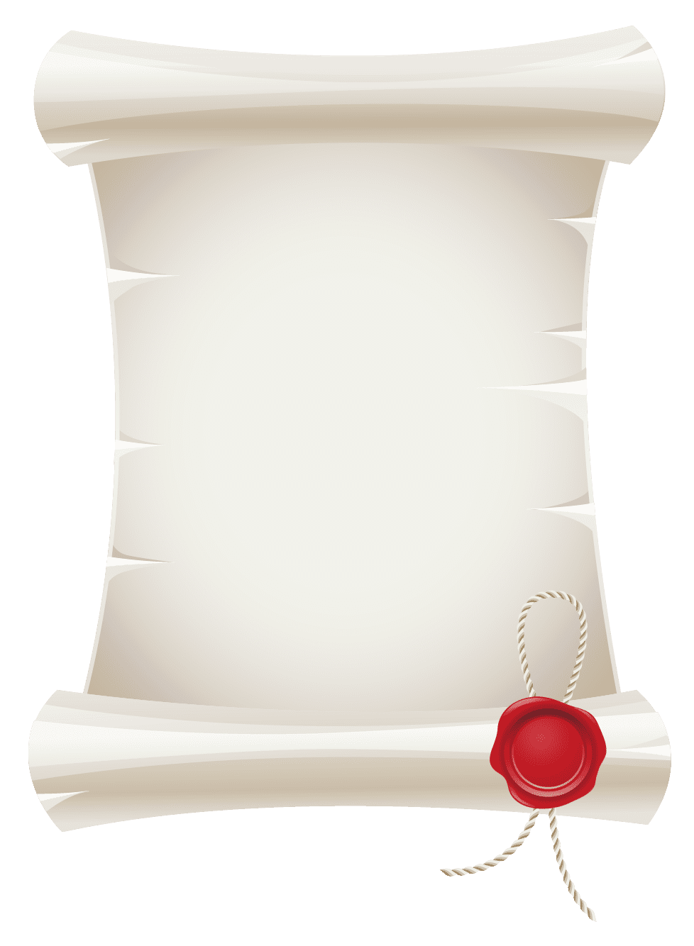 Scroll diploma clipart picture