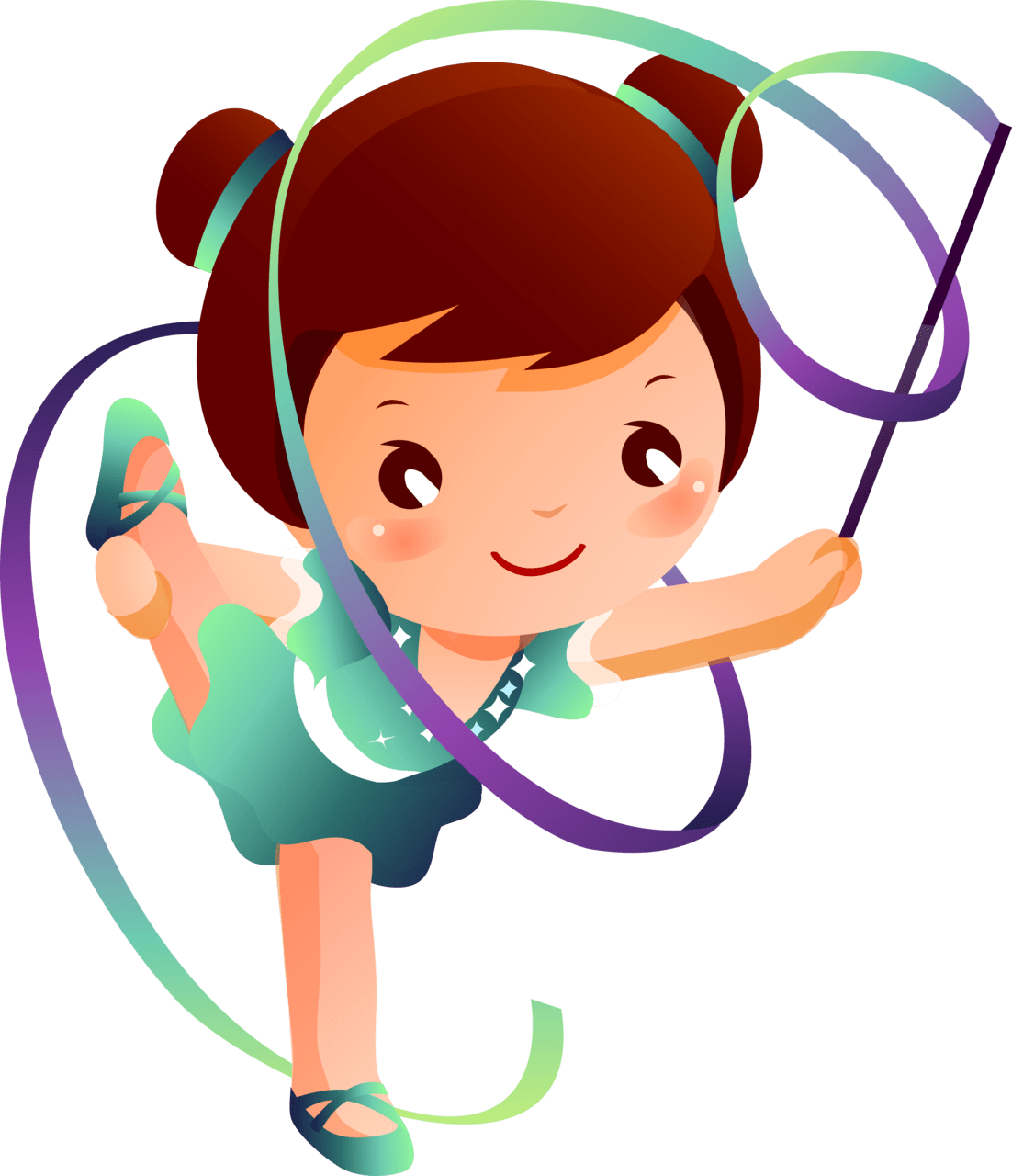 Gymnastics pin page clipart transparent 2