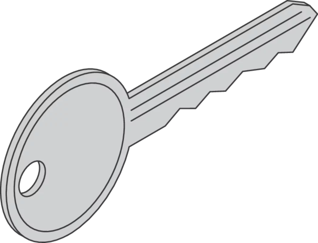 Key no clipart background