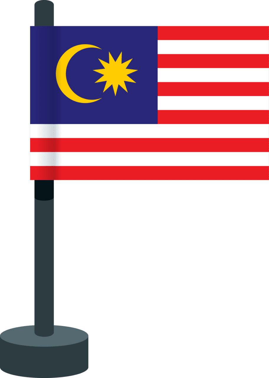 Malaysia flag clipart picture