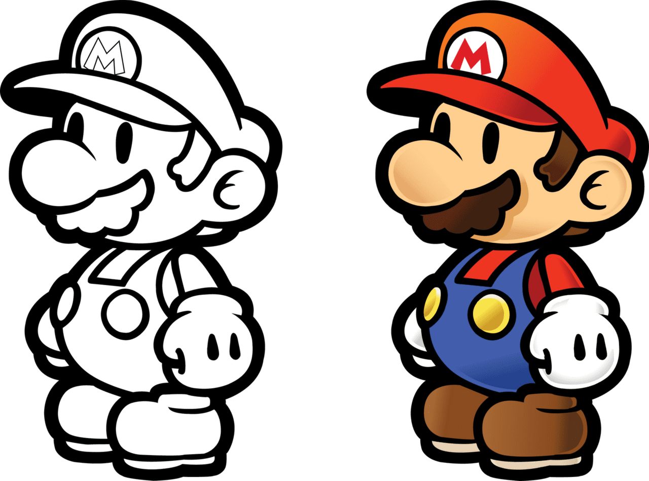 Mario vector art clipart