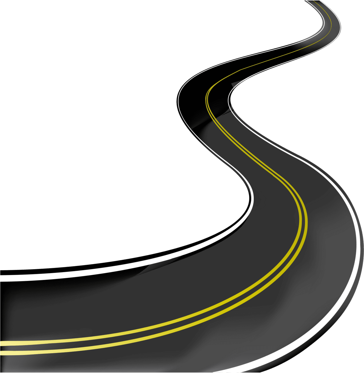 Road highway clipart vector