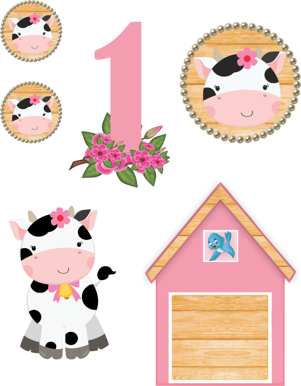 Farm vaquinha clipart transparent