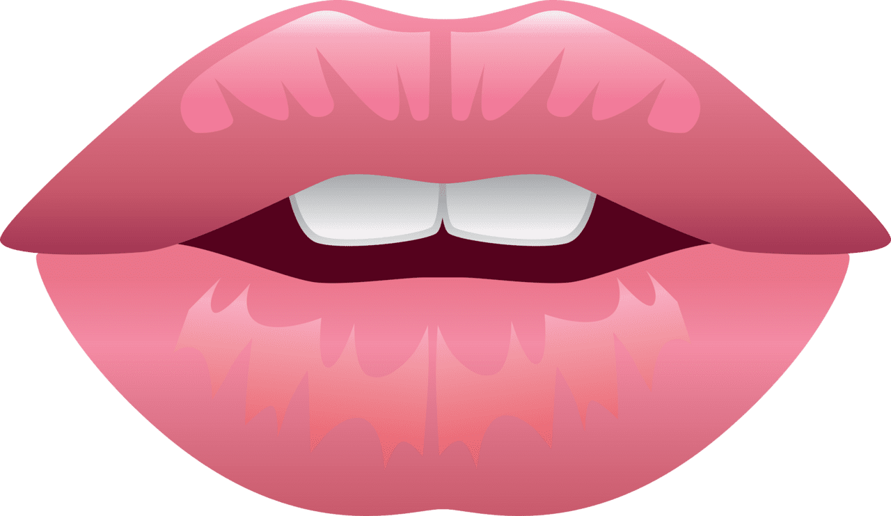 Lips pin page clipart transparent 2