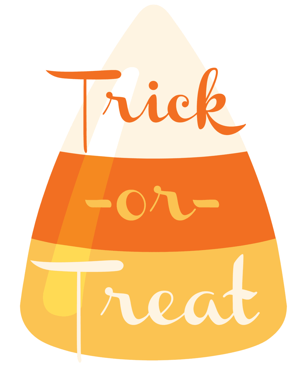 Candy corn halloween signs the craft crib clipart picture