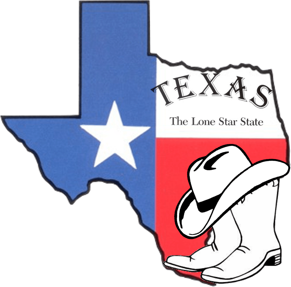 Texas flag clipart image