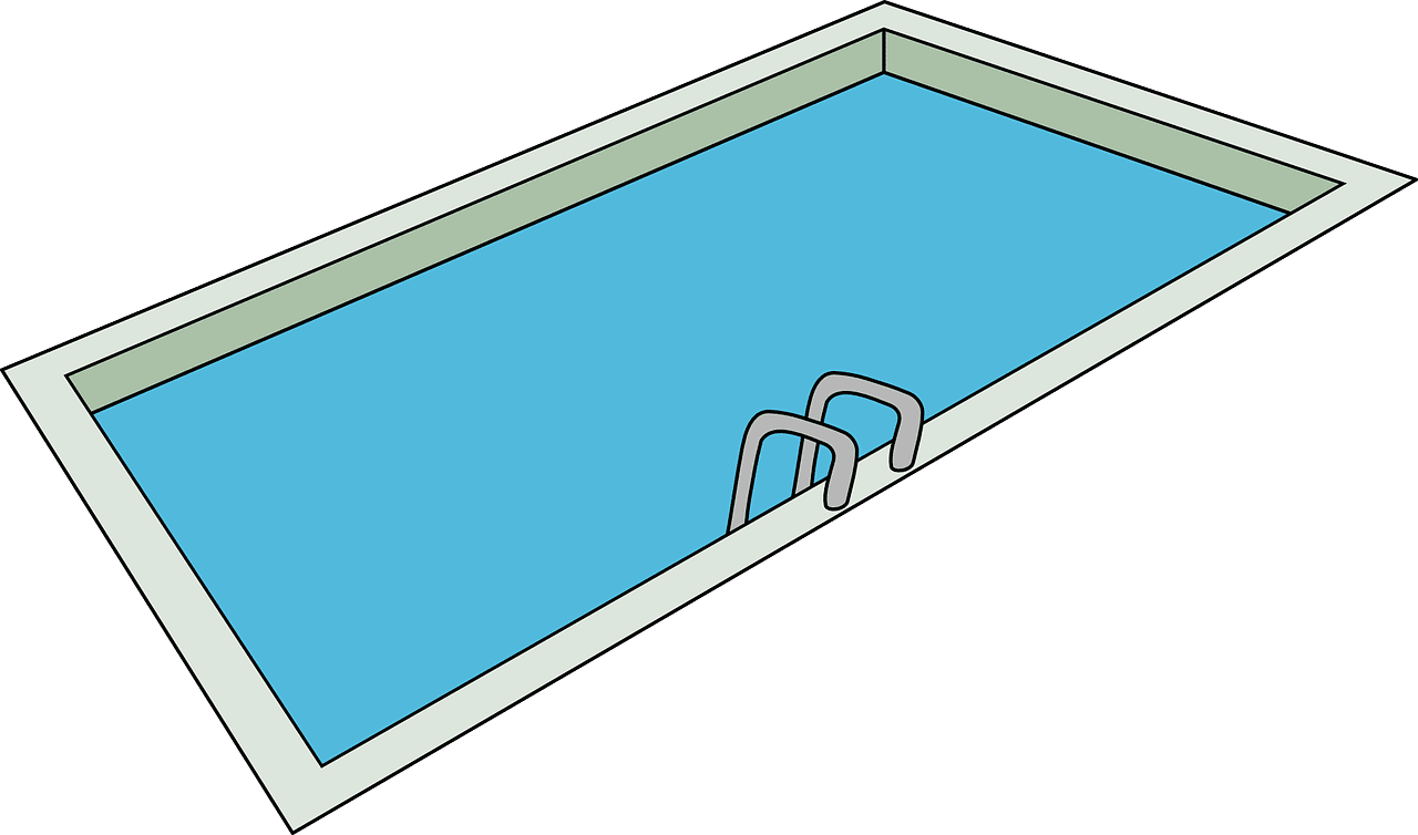 Swimming pool vector art graphics clipart