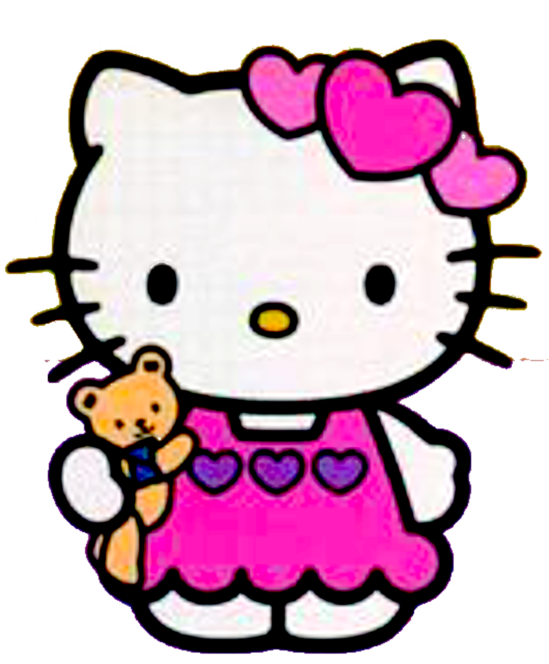 Hello kitty pin page clipart free 4