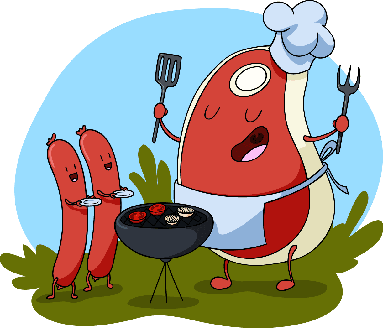 Bbq clipart use barbecue grill flame march th steak and blowjob jokes full size image