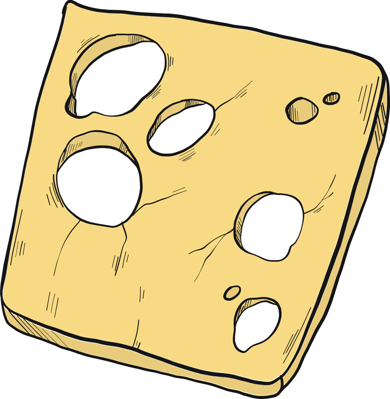 Single slice swiss cheese image best clipart