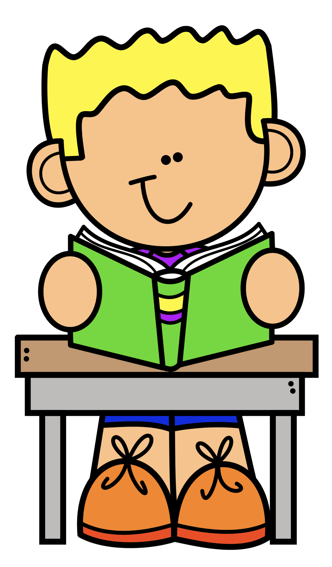 Boy pin page clipart clip art 2