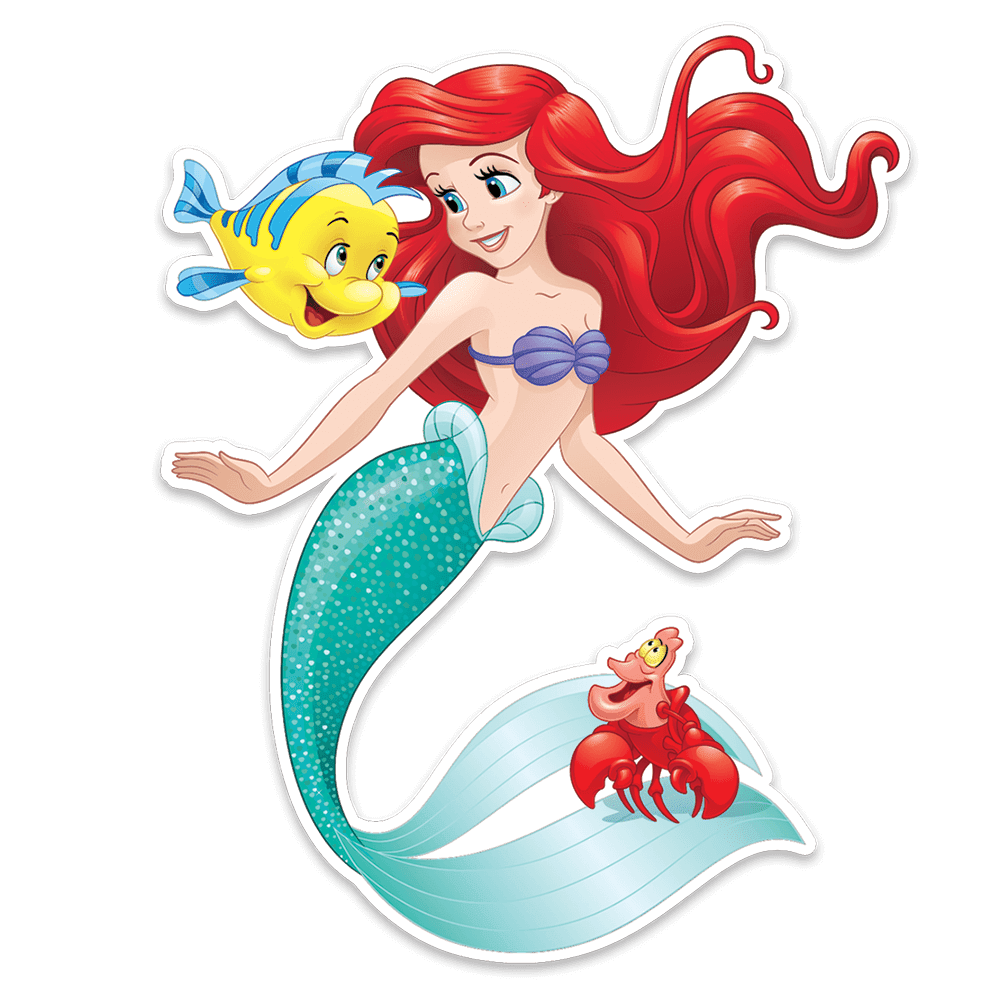 Swimming ariel clipart image