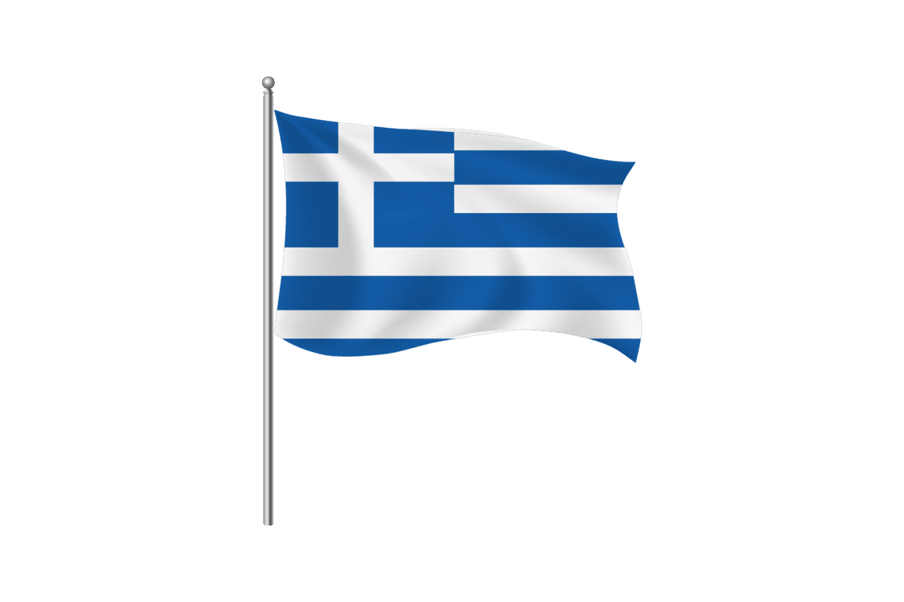 The flag of greece shapes seek clipart picture