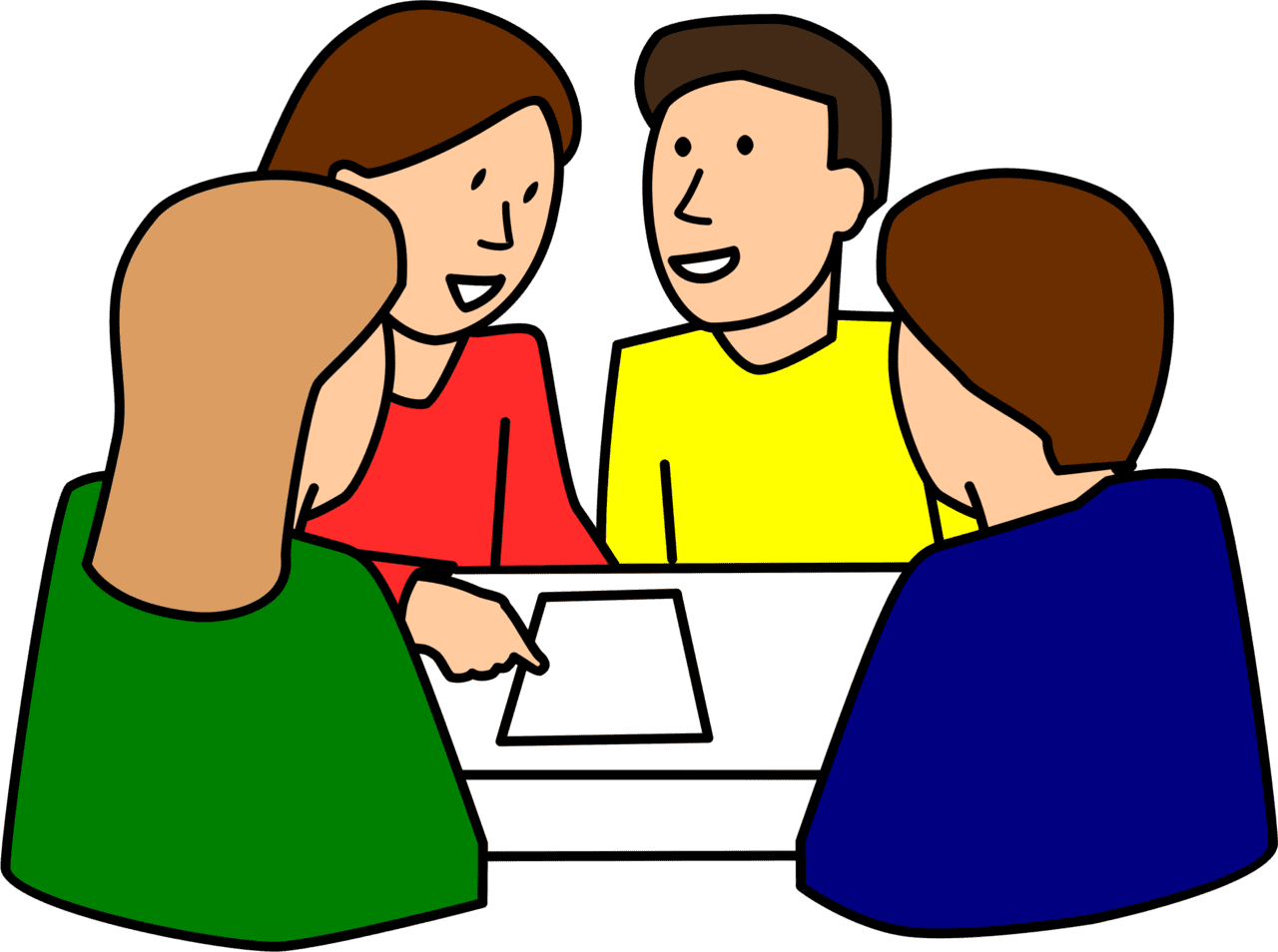 People students group work clipart clip art