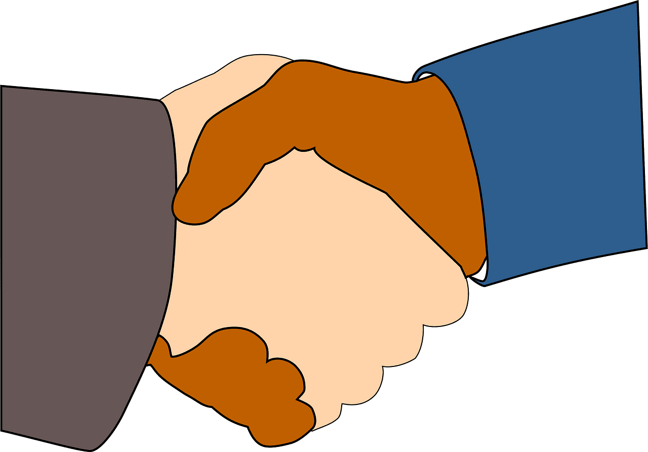 Handshake vector clipart images 2