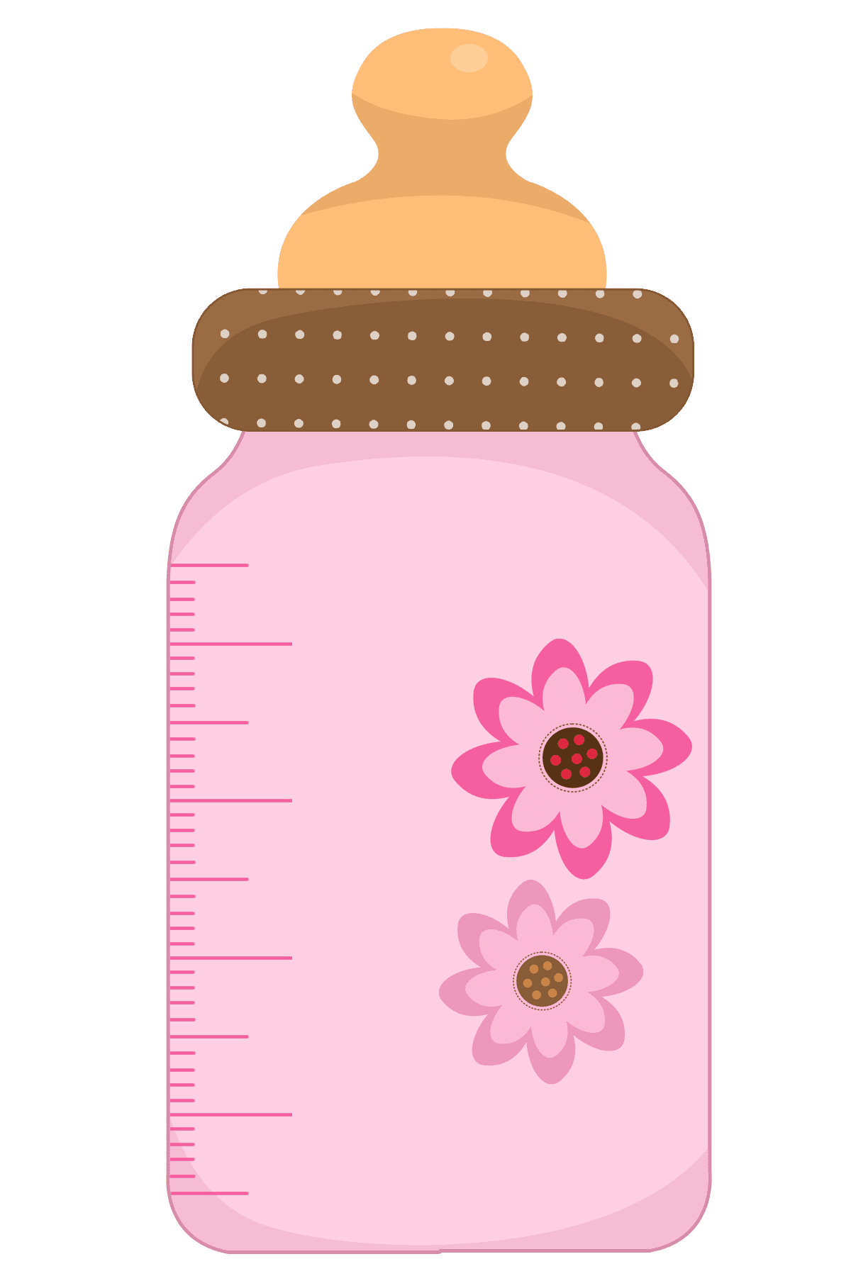 Water bottle pin page clipart vector