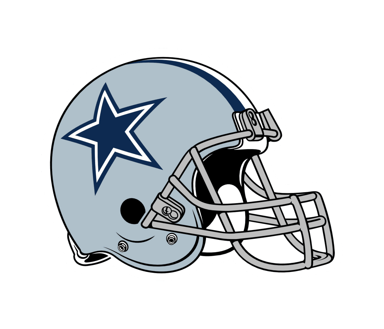 Football helmet dallas cowboys clipart graphics background