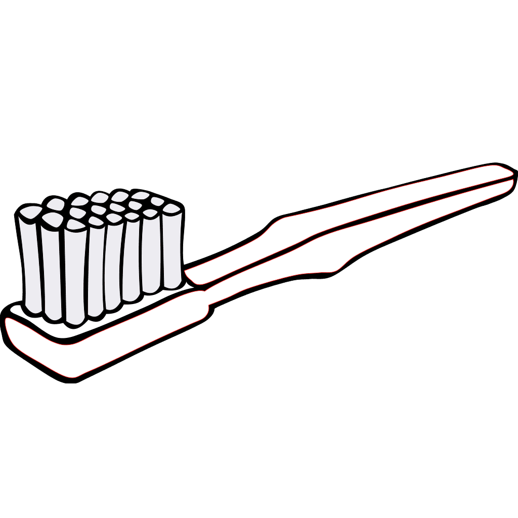 Toothbrush with toothpaste clipart for arts transparent