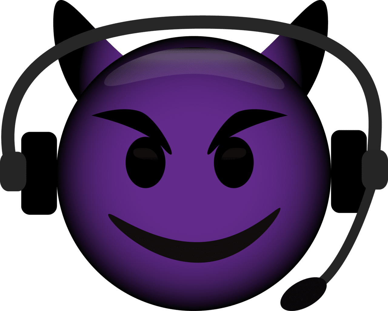 Headphones pin page clipart picture