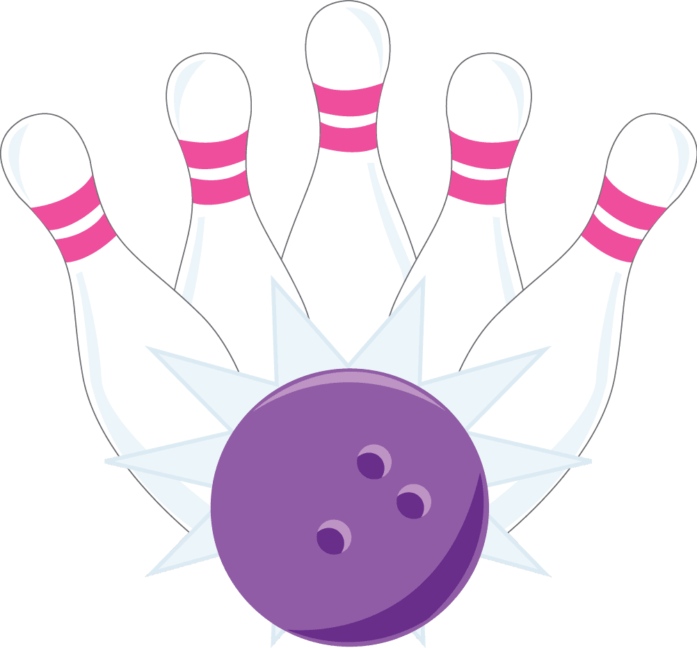 Bowling quinceanera girls doing clipart oh my image