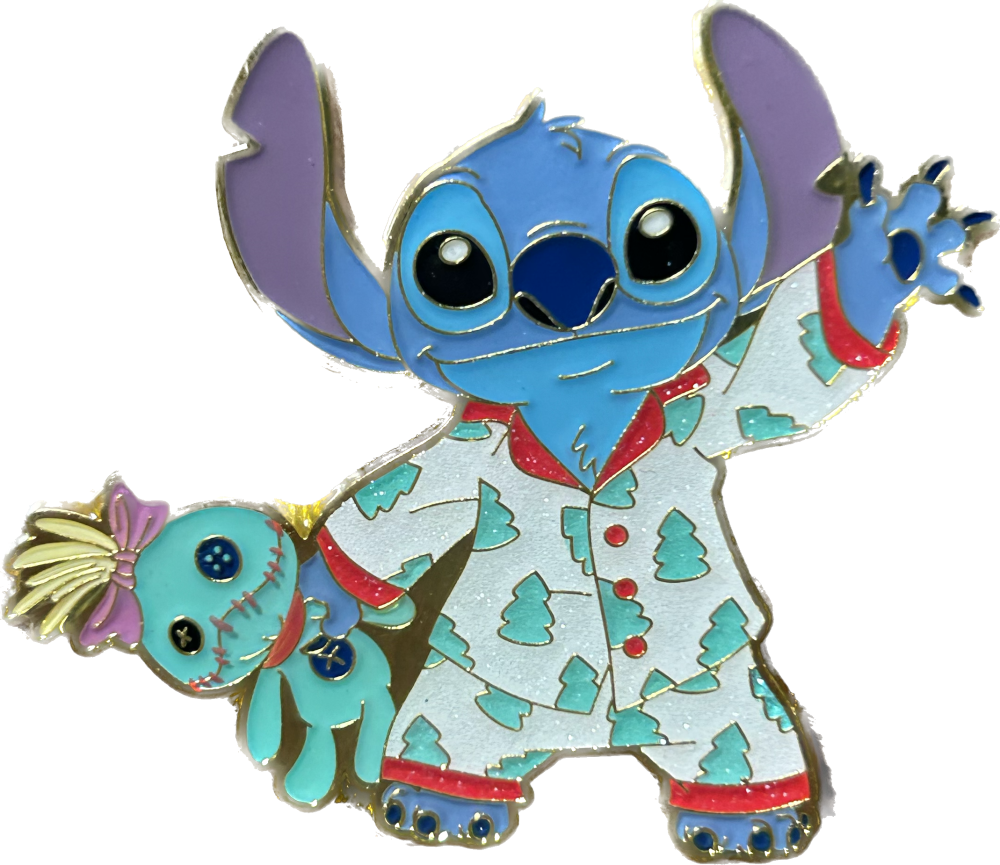 Stitch holding scrump hot topic lilo holiday morning mystery collection loungefly disney pin clipart free