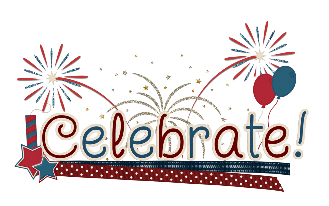 Th of july celebration clipart transparent