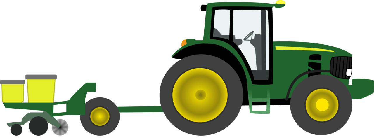 Tractor john deere clipart free