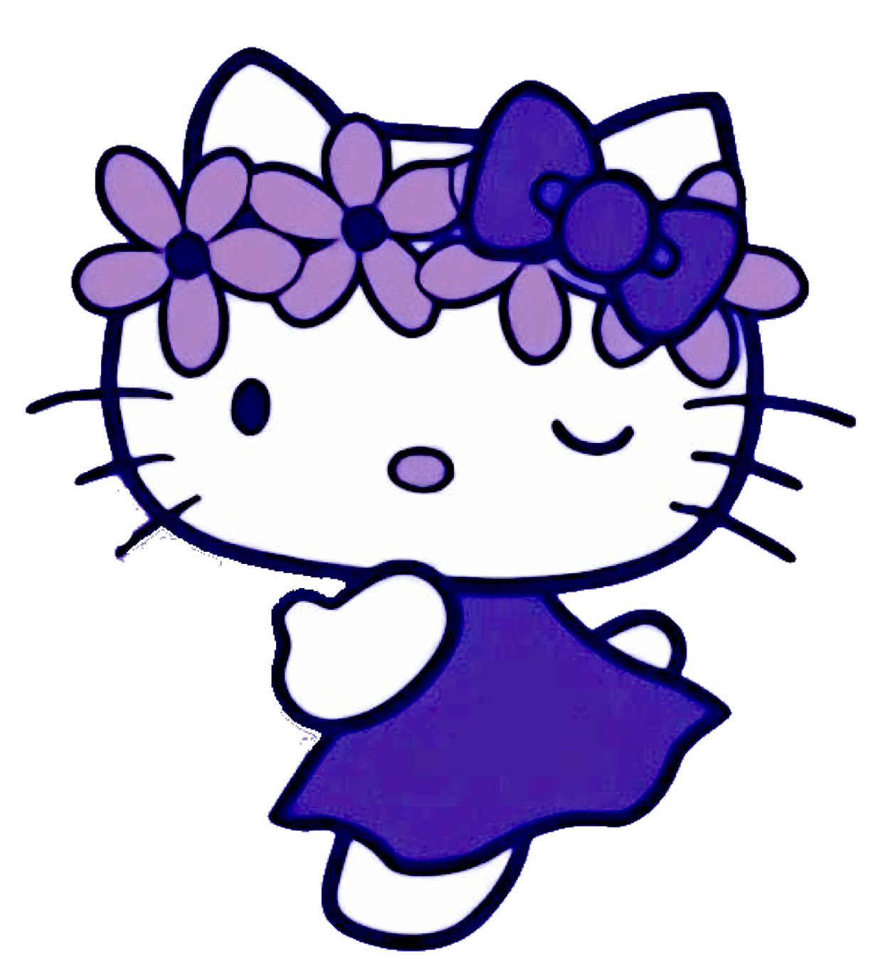 Hello kitty pin page clipart clip art