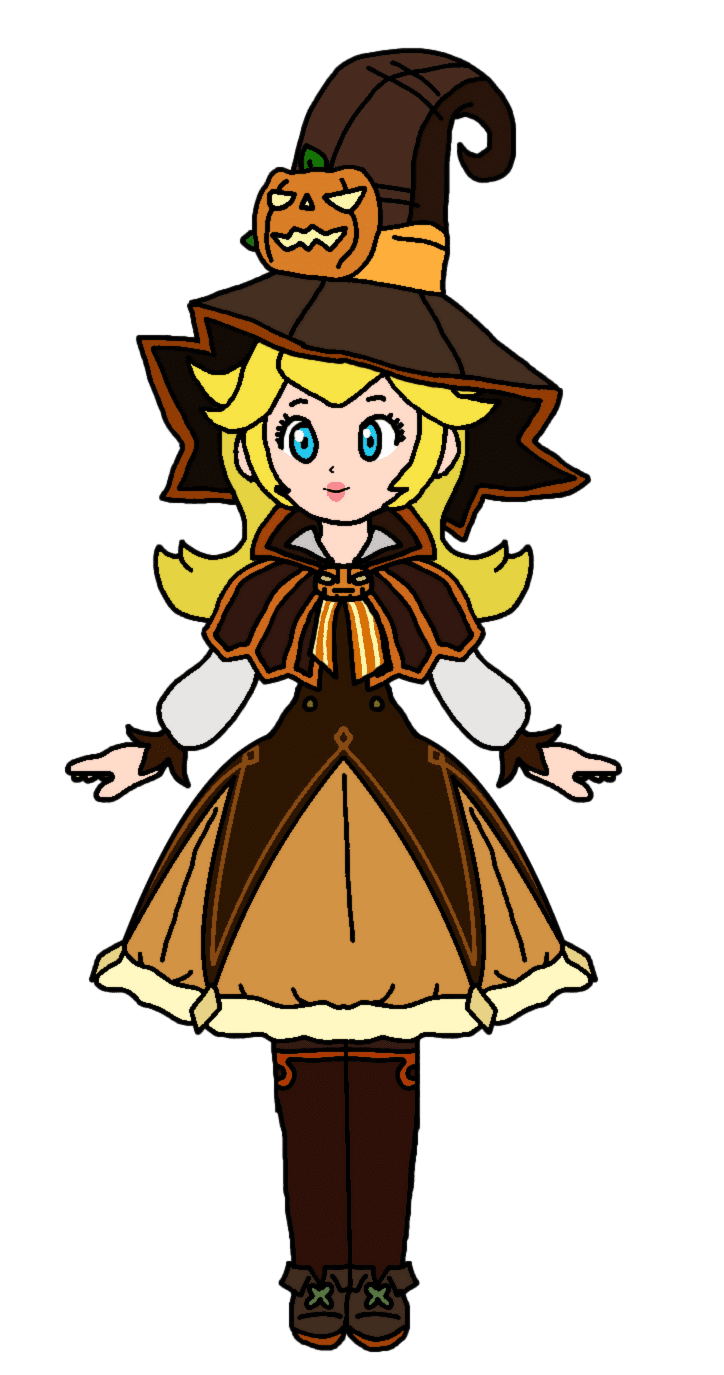 Peach ellia halloween witch by katlime deviantart clipart image